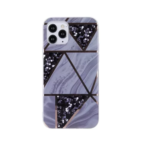 iPhone 13 Pro Marmur tok geometrikus mintázattal grafit-5900495946195 3 kép