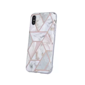 iPhone 13 Pro Marmur tok geometrikus mintázattal rózsaszín-5900495946171 1 kép