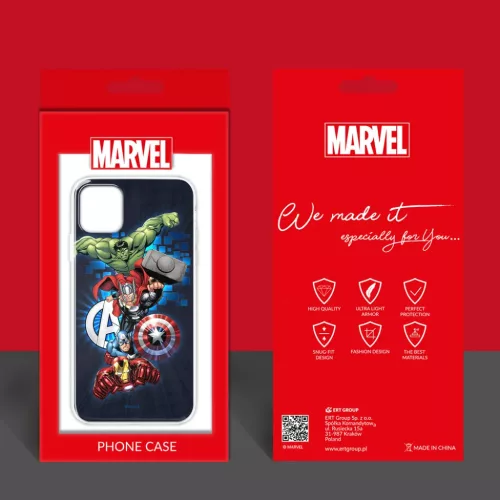iPhone 13 Pro Max Marvel Avengers - Bosszúállók tok sötétkék-5903932864533 1 kép