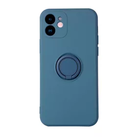 iPhone 13 Pro Max Vennus szilikon tok hátlapi gyűrűvel kék-5900217889328 1 kép