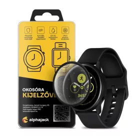 Huawei Watch 3 Pro 48mm kijelzővédő fólia fekete kerettel Alphajac- 1 kép