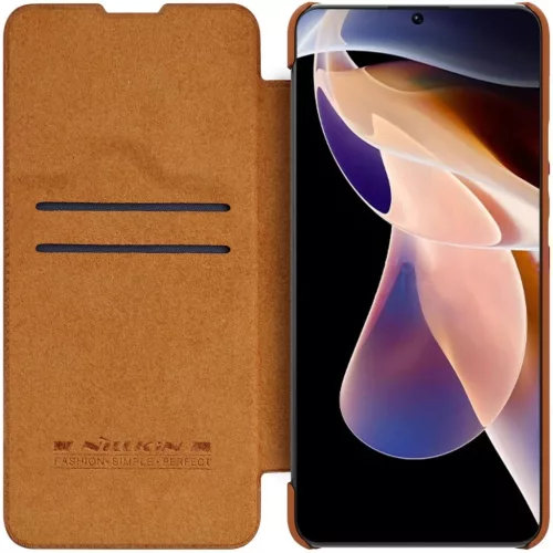 Xiaomi Redmi Note 11 5G/Poco M4 Pro 5G Nillkin Qin Pro bőr fliptok ba-6902048234956 3 kép