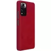 Xiaomi Poco M4 Pro 5G Nillkin Qin Pro bőr fliptok piros-6902048234949 5 kép