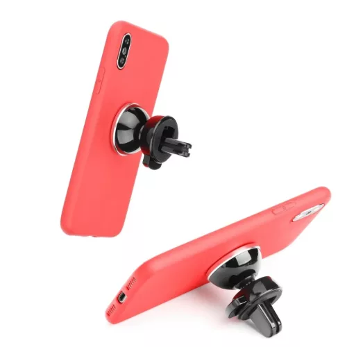 Forcell Soft szilikon tok mágnes betéttel Huawei Mate 20 piros szín-5901737930330 3 kép