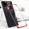 Samsung Galaxy A32 5G Clear Color Electroplating TPU gél tok piros-9111201938618 3 kép