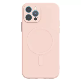 iPhone 13 Pro Max TEL PROTECT MagSilicone tok világos rózsaszín-5900217891130 1 kép