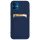 Samsung Galaxy A32 5G Card Case Szilikon tok hátlapi kártyatartóval sötétkék
