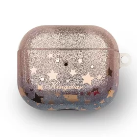 AirPods 3 Kingxbar Charm Pods tok Swarovski kristállyal narancssárga-6959003503794 1 kép