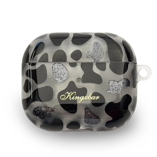 AirPods 3 Kingxbar Charm Pods tok Cow mintával-6959003503602 1 kép