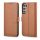 Samsung Galaxy S22+ Plus iCarer Haitang Leather Wallet Valódi Bőr Fl-6958955898163 8 kép