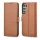 Samsung Galaxy S22+ Plus iCarer Haitang Leather Wallet Valódi Bőr Fl-6958955898163 8 kép