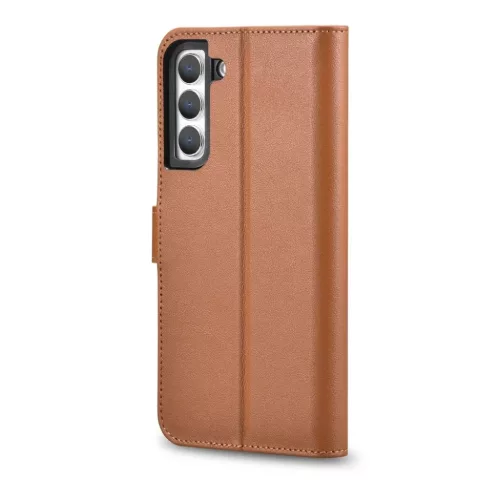 Samsung Galaxy S22+ Plus iCarer Haitang Leather Wallet Valódi Bőr Fl-6958955898163 6 kép