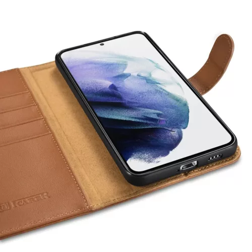 Samsung Galaxy S22+ Plus iCarer Haitang Leather Wallet Valódi Bőr Fl-6958955898163 9 kép