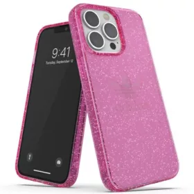 iPhone 13 Pro Adidas Originals tok flitteres pink-8718846095860 1 kép