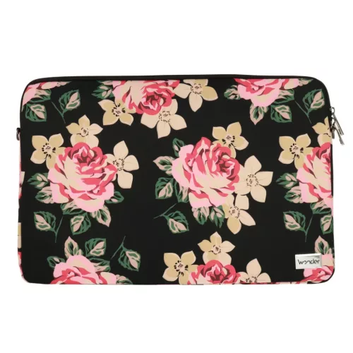 Wonder Sleeve laptop táska 15-16'' fekete rózsás-5900217879091 2 kép