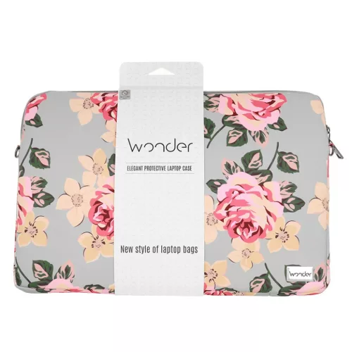 Wonder Sleeve laptop táska 15-16'' szürke rózsás-5900217879138 5 kép