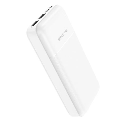 Borofone Cube BJ16A Powerbank 20000mAh 2xUSB fehér-6974443381016 4 kép