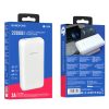Borofone Cube BJ16A Powerbank 20000mAh 2xUSB fehér-6974443381016 2 kép