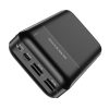 Borofone Cube BJ16A Powerbank 20000mAh 2xUSB fekete-6974443381009 4 kép