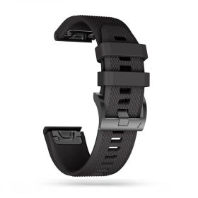 Garmin Fenix 5/6/6 PRO/7 Tech-Protect Smooth óraszíj fekete-5906735412635 4 kép