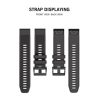 Garmin Fenix 5/6/6 PRO/7 Tech-Protect Smooth óraszíj fekete-5906735412635 1 kép