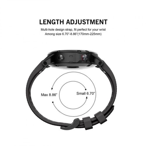 Garmin Fenix 5/6/6 PRO/7 Tech-Protect Smooth óraszíj fekete-5906735412635 6 kép