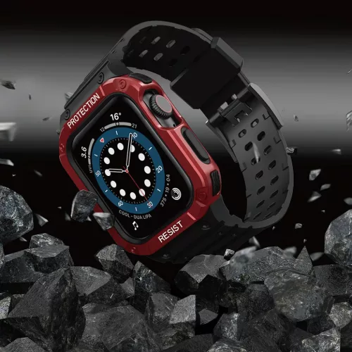 Apple Watch 8/7/6/5/4/3/2 / SE (41/40 / 38mm) Armored Óraszíj és To-9145576231517 3 kép