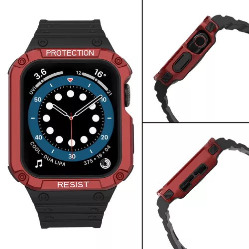 Apple Watch 8/7/6/5/4/3/2 / SE (41/40 / 38mm) Armored Óraszíj és To-9145576231517 5 kép