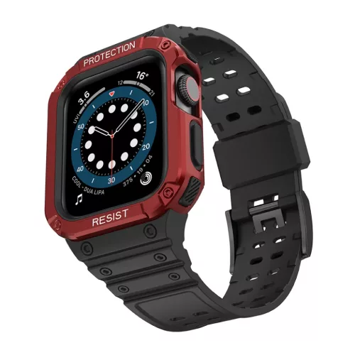 Apple Watch 8/7/6/5/4/3/2 / SE (41/40 / 38mm) Armored Óraszíj és To-9145576231517 6 kép