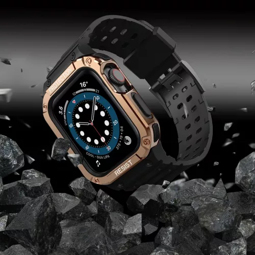 Apple Watch 8/7/6/5/4/3/2 / SE (41/40 / 38mm) Armored Óraszíj és To-9145576231531 5 kép