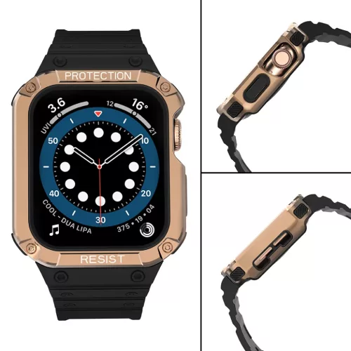 Apple Watch 8/7/6/5/4/3/2 / SE (41/40 / 38mm) Armored Óraszíj és To-9145576231531 6 kép