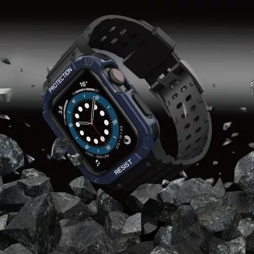 Apple Watch 8/7/6/5/4/3/2 / SE (41/40 / 38mm) Armored Óraszíj és To-9145576231548 8 kép