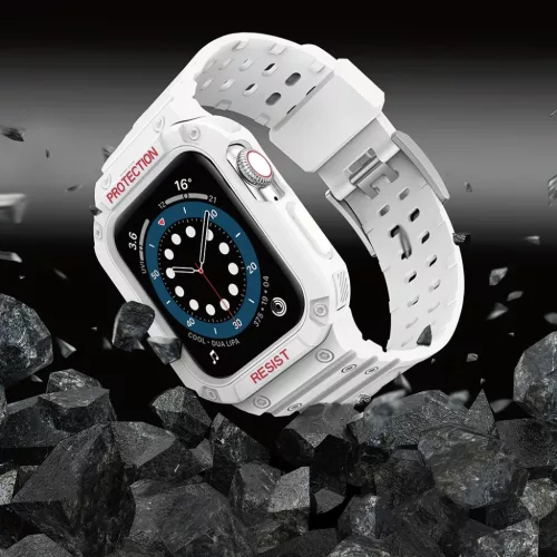 Apple Watch 8/7/6/5/4/3/2 / SE (41/40 / 38mm) Armored Óraszíj és To-9145576231579 4 kép