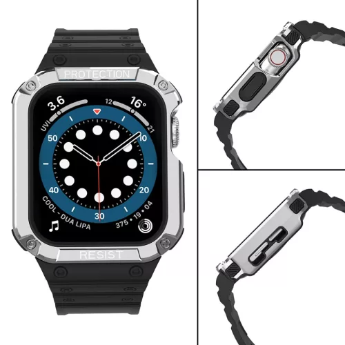 Apple Watch 8/7/6/5/4/3/2 / SE (41/40 / 38mm) Armored Óraszíj és To-9145576231593 4 kép