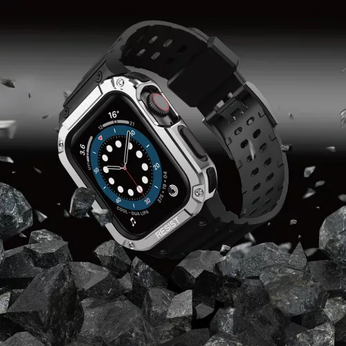 Apple Watch 8/7/6/5/4/3/2 / SE (41/40 / 38mm) Armored Óraszíj és To-9145576231593 5 kép