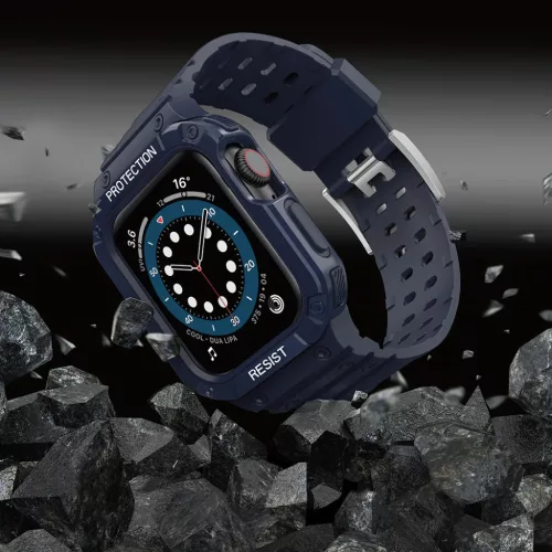 Apple Watch 8/7/6/5/4/3/2 / SE (41/40 / 38mm) Armored Óraszíj és To-9145576231630 4 kép