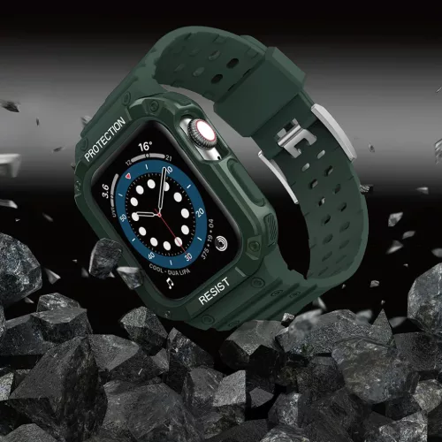 Apple Watch 8/7/6/5/4/3/2 / SE (41/40 / 38mm) Armored Óraszíj és To-9145576231647 3 kép