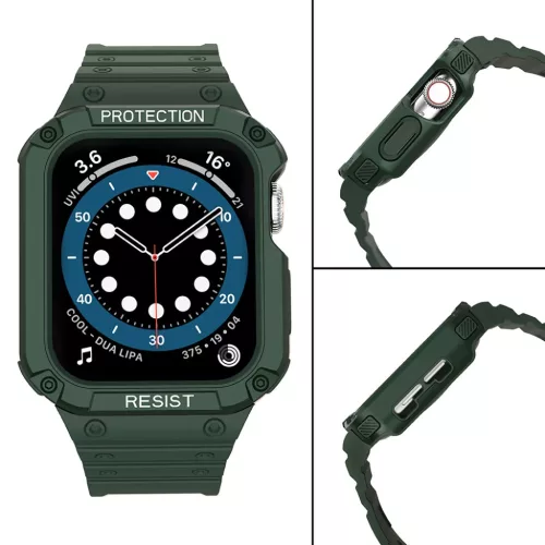 Apple Watch 8/7/6/5/4/3/2 / SE (41/40 / 38mm) Armored Óraszíj és To-9145576231647 6 kép