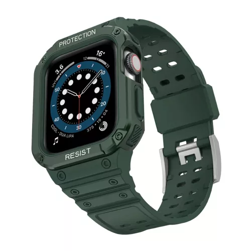 Apple Watch 8/7/6/5/4/3/2 / SE (41/40 / 38mm) Armored Óraszíj és To-9145576231647 8 kép