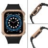 Apple Watch 4/5/6/7/8/SE (42/44/45mm) Armored Óraszíj és Tok Fekete-9145576231678 4 kép