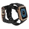 Apple Watch 4/5/6/7/8/SE (42/44/45mm) Armored Óraszíj és Tok Fekete-9145576231678 5 kép