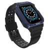 Apple Watch 4/5/6/7/8/SE (42/44/45mm) Armored Óraszíj és Tok Fekete-9145576231685 1 kép