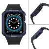 Apple Watch 4/5/6/7/8/SE (42/44/45mm) Armored Óraszíj és Tok Fekete-9145576231685 5 kép