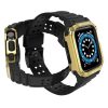 Apple Watch 4/5/6/7/8/SE (42/44/45mm) Armored Óraszíj és Tok Fekete-9145576231692 3 kép