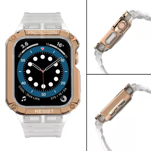 Apple Watch 4/5/6/7/8/SE (42/44/45mm) Armored Óraszíj és Tok Átlá-9145576231708 4 kép
