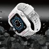 Apple Watch 4/5/6/7/8/SE (42/44/45mm) Armored Óraszíj és Tok Fehér-9145576231715 2 kép