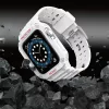 Apple Watch 4/5/6/7/8/SE (42/44/45mm) Armored Óraszíj és Tok Fehér-9145576231715 2 kép