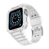 Apple Watch 4/5/6/7/8/SE (42/44/45mm) Armored Óraszíj és Tok Fehér-9145576231715 6 kép