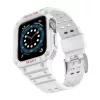Apple Watch 4/5/6/7/8/SE (42/44/45mm) Armored Óraszíj és Tok Fehér-9145576231715 6 kép