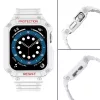 Apple Watch 4/5/6/7/8/SE (42/44/45mm) Armored Óraszíj és Tok Fehér-9145576231715 8 kép